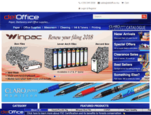 Tablet Screenshot of deloffice.mu